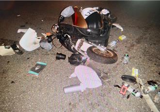 影》男子開車左轉碰撞微電車　女騎士骨折、顱內出血送醫