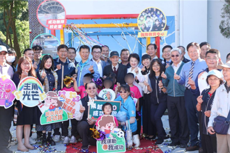 台中东势成功国小百岁生日！ 卢秀燕领全场同庆