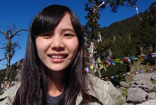 陈梅慧凌晨在国道遭遇6车追撞，送医不治身亡。（翻摄陈梅慧脸书）
