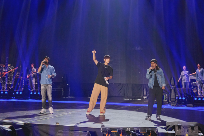 周杰伦第2天演唱会邀请动力火车担任嘉宾。（图／杰威尔音乐提供）