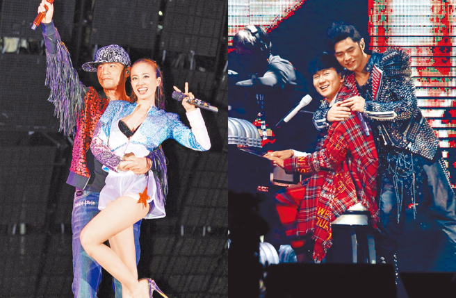 蔡依林、林俊杰都曾当过周杰伦的演唱会神秘嘉宾。（图／中时资料照）