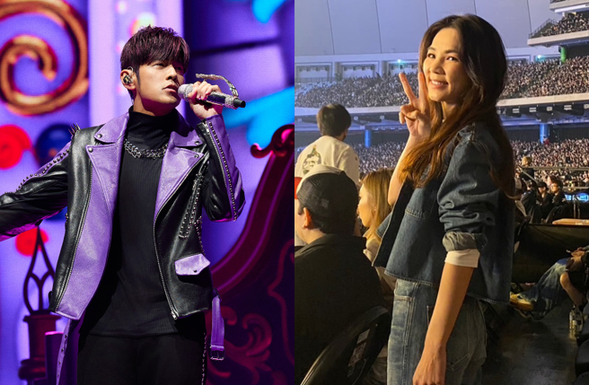 周杰倫7日演唱會獻唱〈熱帶雨林〉，讓原唱者之一的Ella感動泛淚。（圖／杰威爾音樂提供、讀者提供）