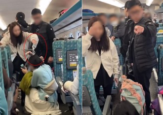 高鐵搶位糾紛！女子水潑男童「遭水淋頭報復」 目擊者這樣說