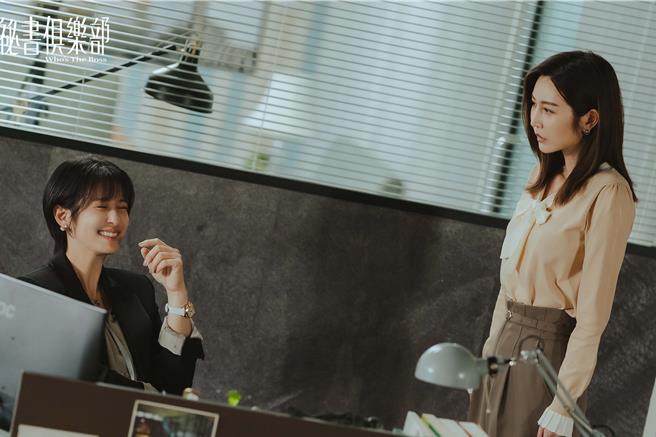 賴雅妍、曾莞婷劇中為爭上位火藥味十足。（TVBS提供）