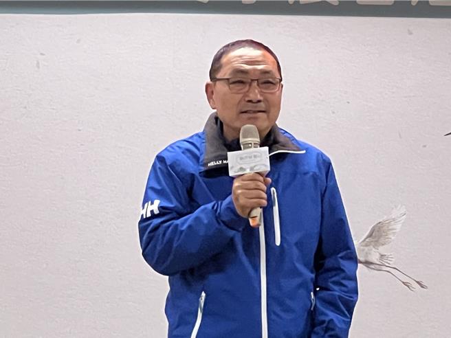 新北市长侯友宜表示，两岸交流一定要对等、尊严、友善。（王扬杰摄）