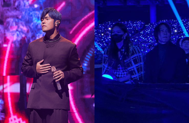 山下智久意外现身周杰伦演唱会，让人相当好奇两人的缘分。（图／杰威尔音乐提供、尤嬿妮摄）