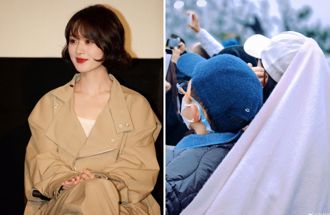 趙麗穎不甩脫粉潮 帶5歲兒看煙火溫馨畫面全被拍