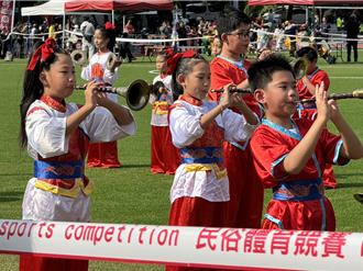 全國民俗體賽552校競技 金門中正國小10連霸獲「文陣陣頭之王」