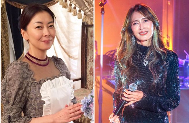 工藤静香发声（右）哀悼中山美穗。（图／翻摄自IG@_miho_nakayama_、中时资料照）