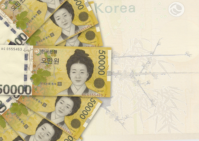 韩国戒严风波扰动市场，股市震盪，韩元兑美元匯率一度跌至2年来最低点。（示意图:shutterstock/达志）