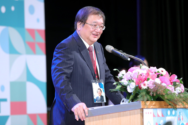 圖為衛福部長邱泰源出席第2屆全國績優社政人員頒獎典禮。（黃世麒攝）