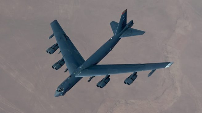 B-52H轟炸機雖然已經問世超過60年，但是載彈量奇大，仍然是美軍重要的轟炸機。(圖/美國空軍)