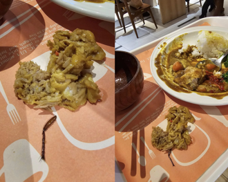 美食街吃饭！小孩嘴里拉出「倒刺巨腿」疑似蟑螂脚网看傻