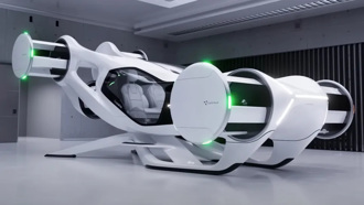 不用螺旋槳 這種滾桶飛行車可以朝任何方向飛行 