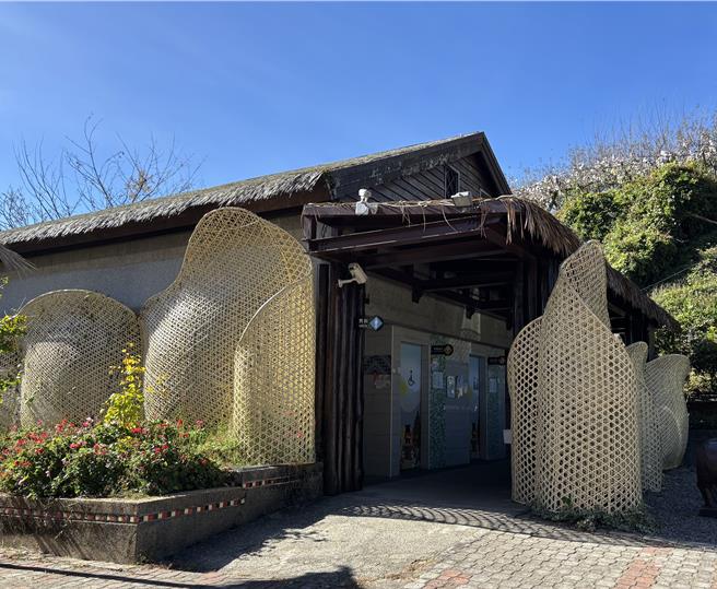 梨山文物陈列馆公厕被游客称为最美公厕。（参山处提供／李京升台中传真）