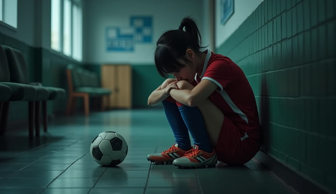 高雄市某高中女子足球队助理教练阿德（化名），因利用训练名义多次对队中女球员小美（化名）进行猥亵行为。（示意图、与本案无关／AI生成）