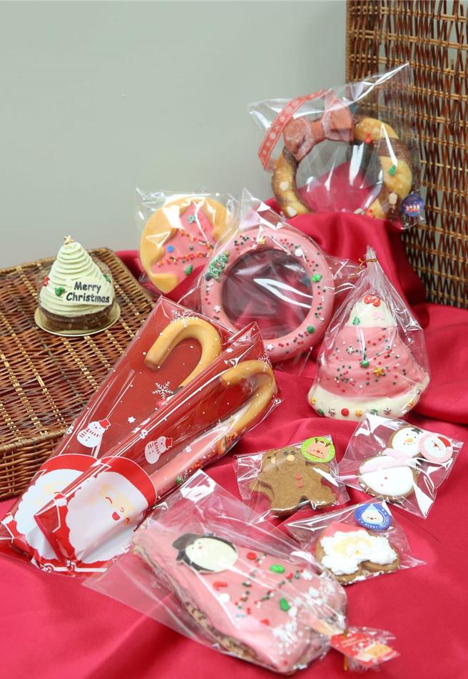 东区星级传奇烘焙「神旺普诺麵包坊」推出15款耶诞限定烘焙瞄准耶诞商机。（王英豪摄／吴娮翎台北传真）