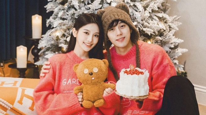 蔡瑞雪和前男友孙麦杰。(图／翻摄自蔡瑞雪 IG)