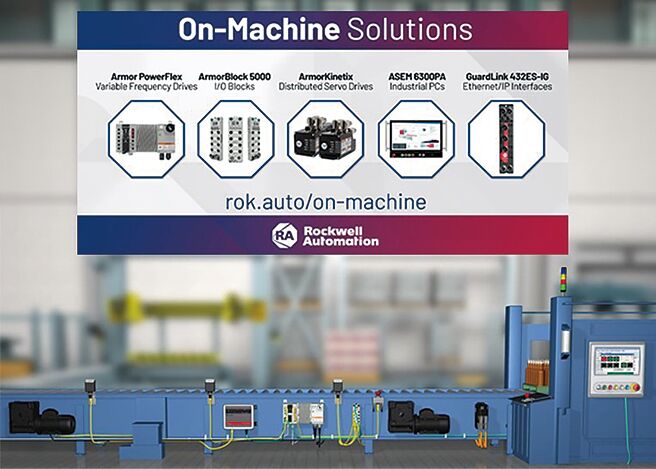 On-Machine解決方案，增強工作場所的安全和提升生產力。圖／群崴國際提供