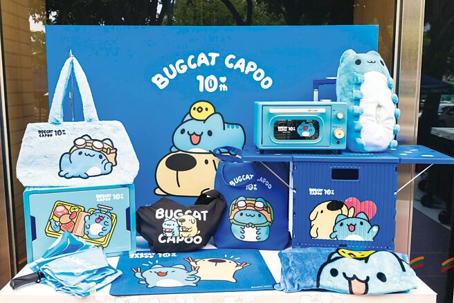 7-11耶誕福袋聯名多個人氣IP，包含貓貓蟲咖波系列，最低499元起。（7-11提供）