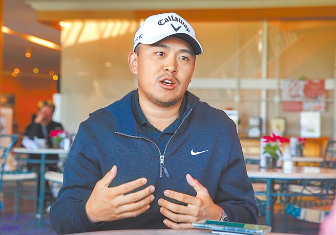俞俊安是台灣第3位在PGA美巡賽奪冠的選手。（陳麒全攝）