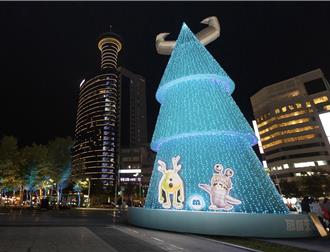 台中耶誕嘉年華亮起來！ 《怪獸電力公司》燈飾搶先曝光