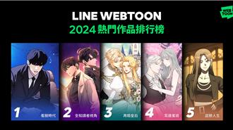 LINE WEBTOON公布2024熱門網漫 台灣作品首進前5名