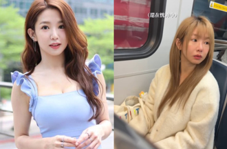 郭書瑤0偽裝素顏現身加拿大地鐵！「打嗑睡擠出肉球」全被拍