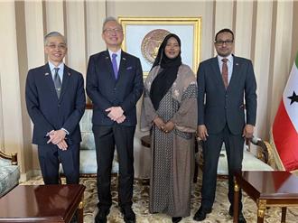 外交部政次吳志中以總統特使身分  出席索馬利蘭總統就職