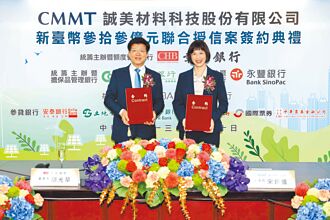 彰化銀行統籌主辦 誠美材33億元聯貸案 簽約完成