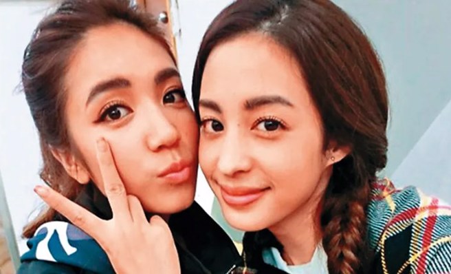 雷瑟琳（左）因为莫允雯(右)无缝接轨陈奕而决裂。（图／雷瑟琳微博）