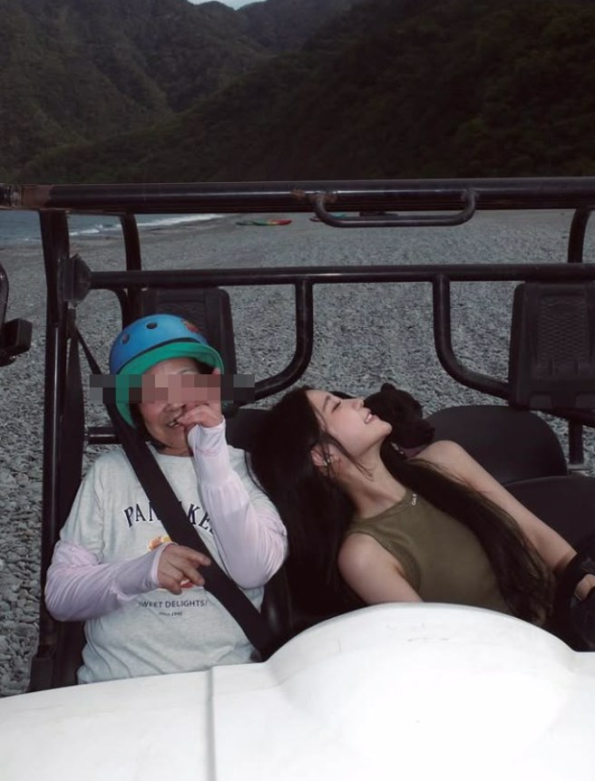 纪曦晨PO文到宜兰玩越野车，足迹与陈奕重迭。（图／c.cc__5  Instagram）