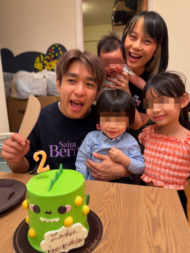 吴日言一家五口幸福模样令人称羡。（图／yan512 Instagram）