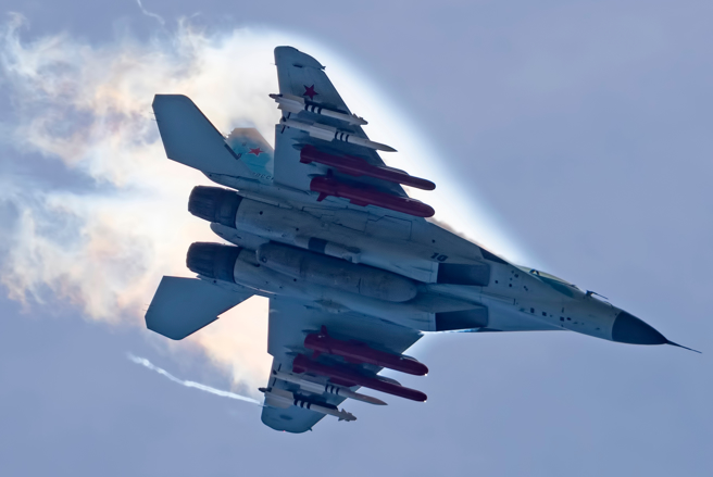 俄罗斯米格（MiG）-29战机的资料照。（美联社）