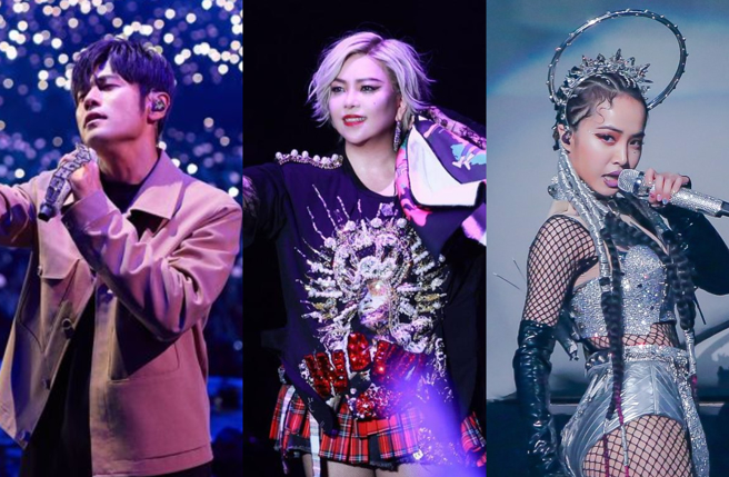 除了周杰伦、张惠妹，也有人认为蔡依林、S.H.E等都会造成大巨蛋秒杀盛况。（图／杰威尔娱乐、声动娱乐提供、中时资料照）