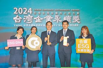 合庫拚永續 勇奪TCSA白金獎