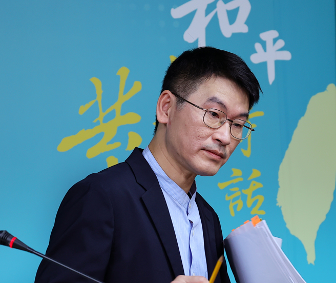 陆委会发言人梁文杰。（资料照,刘宗龙摄）