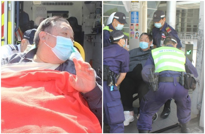 秦煌曾在电视台门口昏倒送医 。（图／东网）