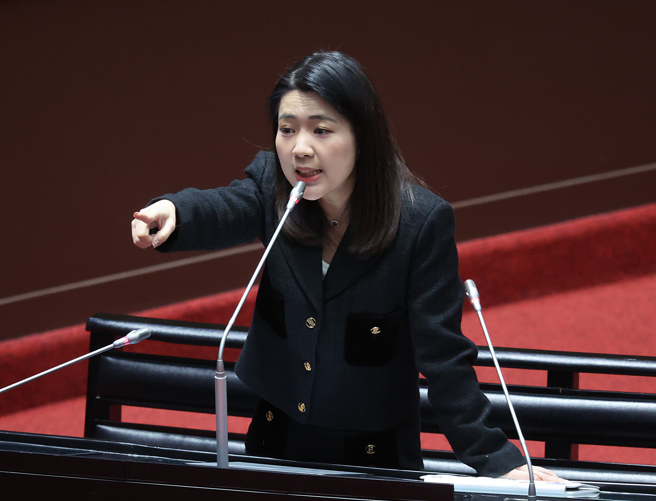 立法院12日进行司法院大法官人事同意权资格审查，立委徐巧芯质疑大法官被提名人廖福特财产申报问题，并抨击他不适合担任大法官。（姚志平摄）