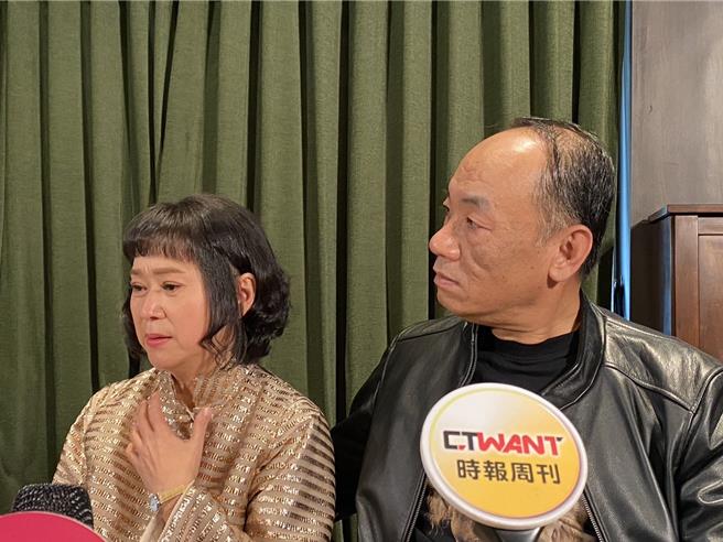 王月、王自强《赛先生的爱情相对论》有床戏。（记者林奕如摄）