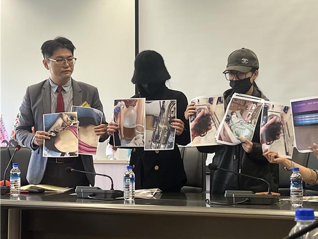 台中2名陳姓女子到醫美診所隆乳，術後出現黑尿、瘋狂嘔吐疼痛等症狀，經診斷為急性腎衰竭。（林欣儀攝）