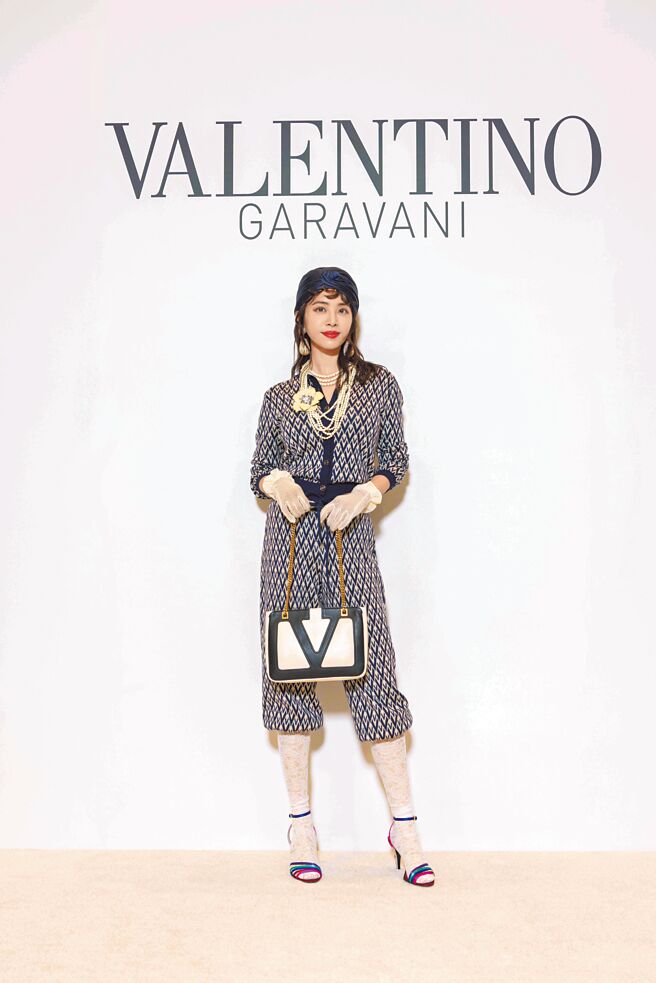 蔡依林11日出席时尚品牌活动，打造亮眼造型。（许雅淳摄）