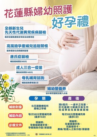 做育兒爸媽最堅強的後盾 花蓮成為婦幼友善之都