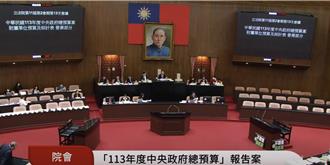113年度國營事業預算三讀 規模6兆餘元