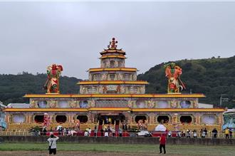 大甲鎮瀾宮清醮展開 日據時期大主醮壇入夜美景曝光