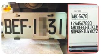 超速被扣挂偽牌 警官知法犯法