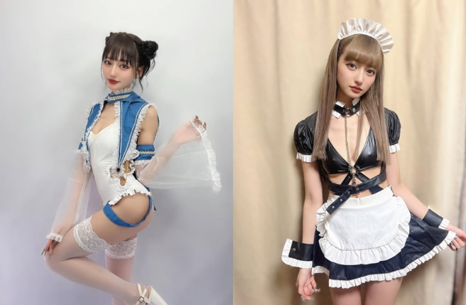 流川夕被网友封为「暗黑版林襄」。（图／摄自IG @rukawayuu）