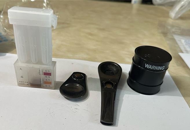 初筛结果呈阳性反应。（警方提供）