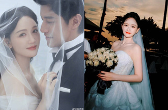 陳喬恩驚獨漏一張婚紗照「被自己美到」 網看也暈了