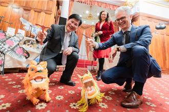 AIT 學員「臭豆腐」喻外交工作 林佳龍盼台美持續軟硬兼具深化交流